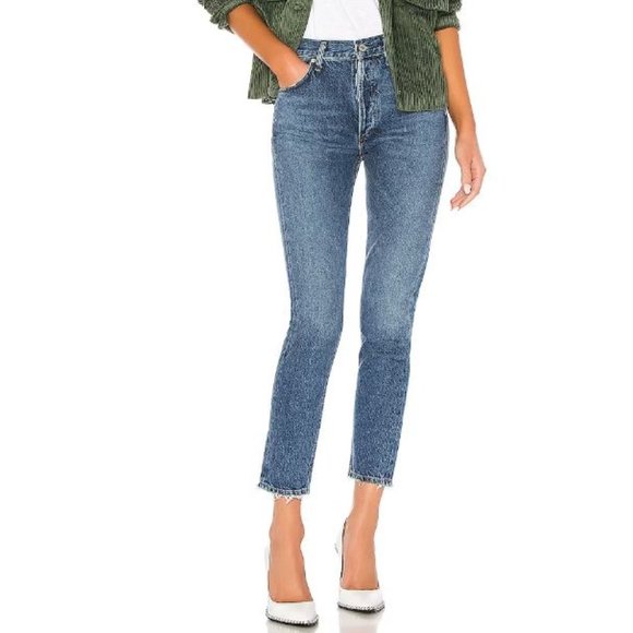 AGOLDE Jamie High Rise Classic in Blithe, 40% off - Picture 1 of 4